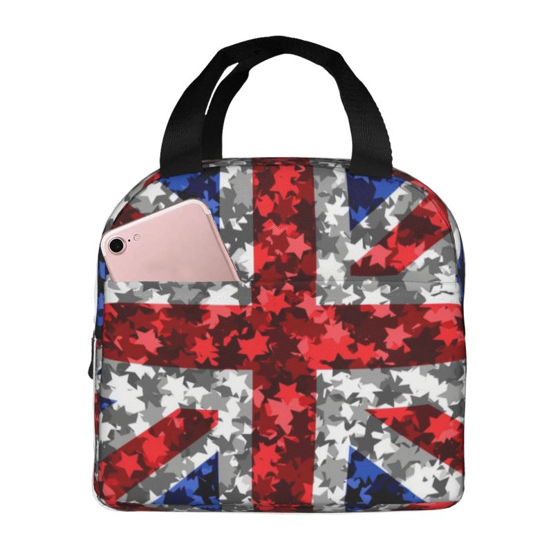 Women Bags Uk - 英国の国旗 断熱ランチボックス 女性用 英国国旗 保温保冷ランチバッグ アウトドア