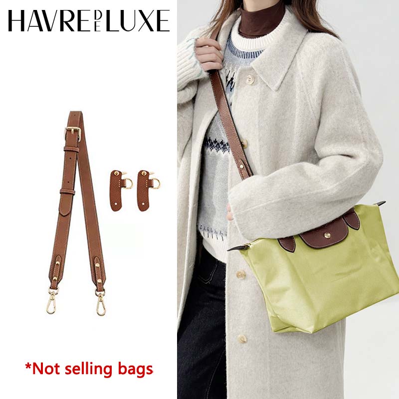 Women'S Bags Longchamp - ロングシャンプー用レザーバッグショルダーストラップ 耐久性のあるレザーバッグストラップ変換キット 女性用クロスボディバッグ用