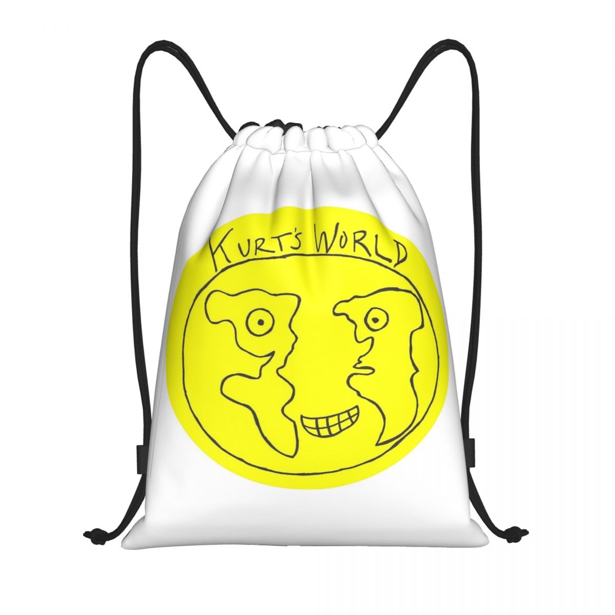 Women Bags Kurt - ジョー・キーリー・スプリー・カーツ・ワールドロゴバックパックカジュアル巾着バッグスポーツバッグブックバッグ男性女性学生用