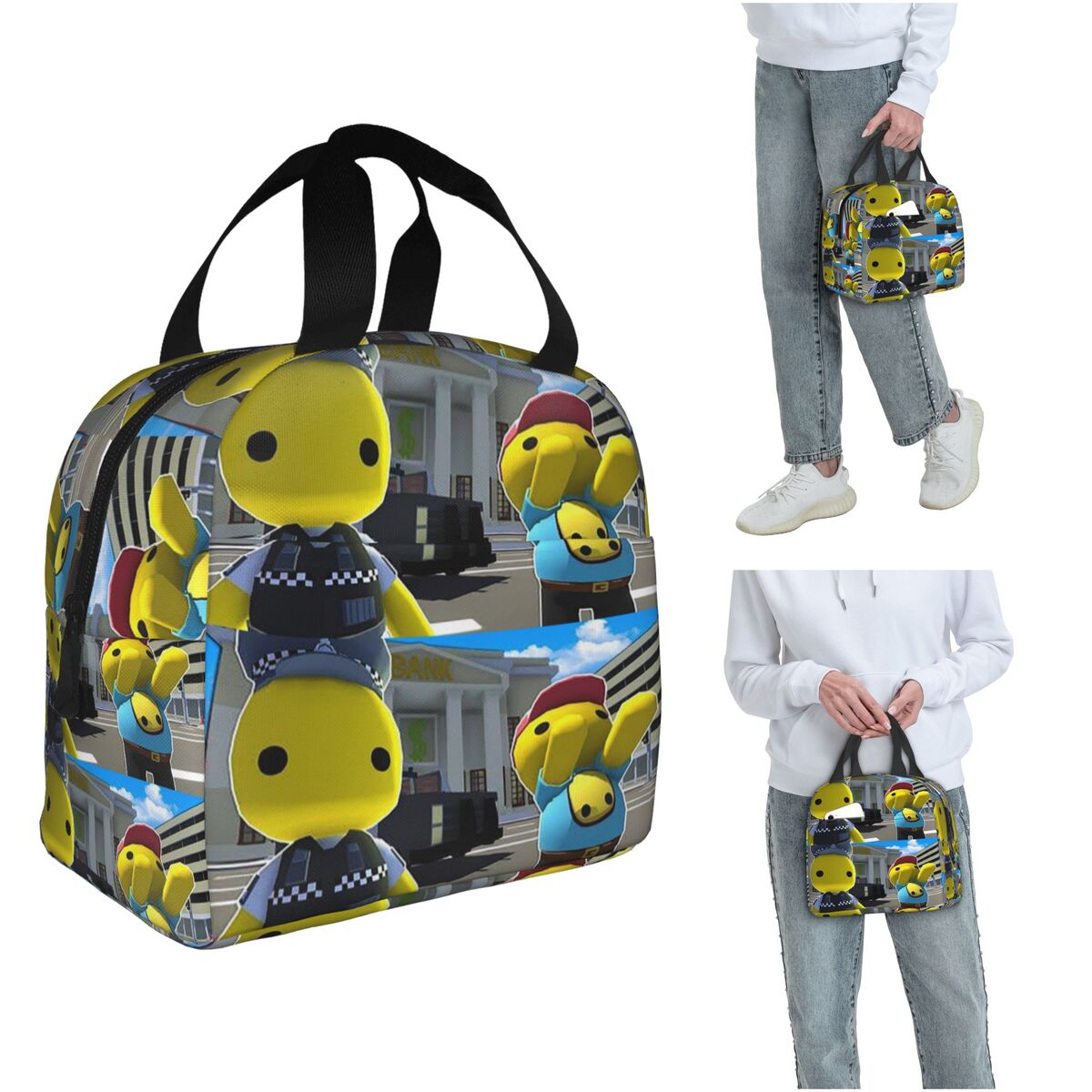 Women'S Bag Online - ランチボックス Wobbly Life オンラインゲーム 断熱ランチバッグ 女性用