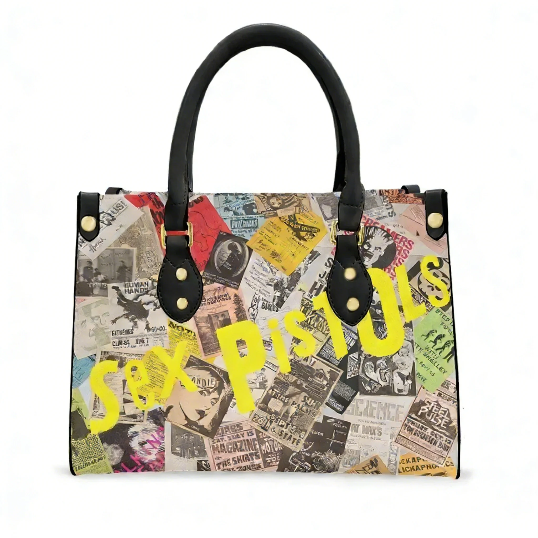Women Bags Uk - セックス・ピストルズ UK パンクロックバンド トートバッグ ハンドバッグ レディース