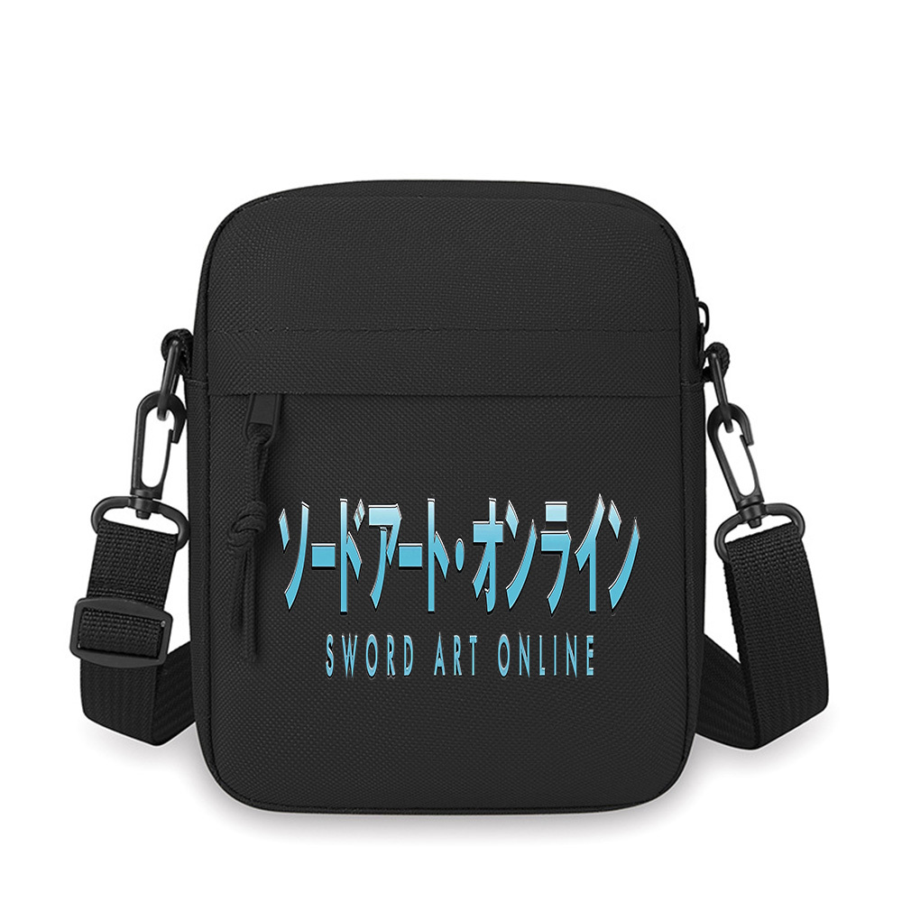 Women'S Bag Online - ソードアート・オンラインの象徴的なテキストロゴ。 メンズ クロスボディバッグ シングルショルダー レディース 漫画