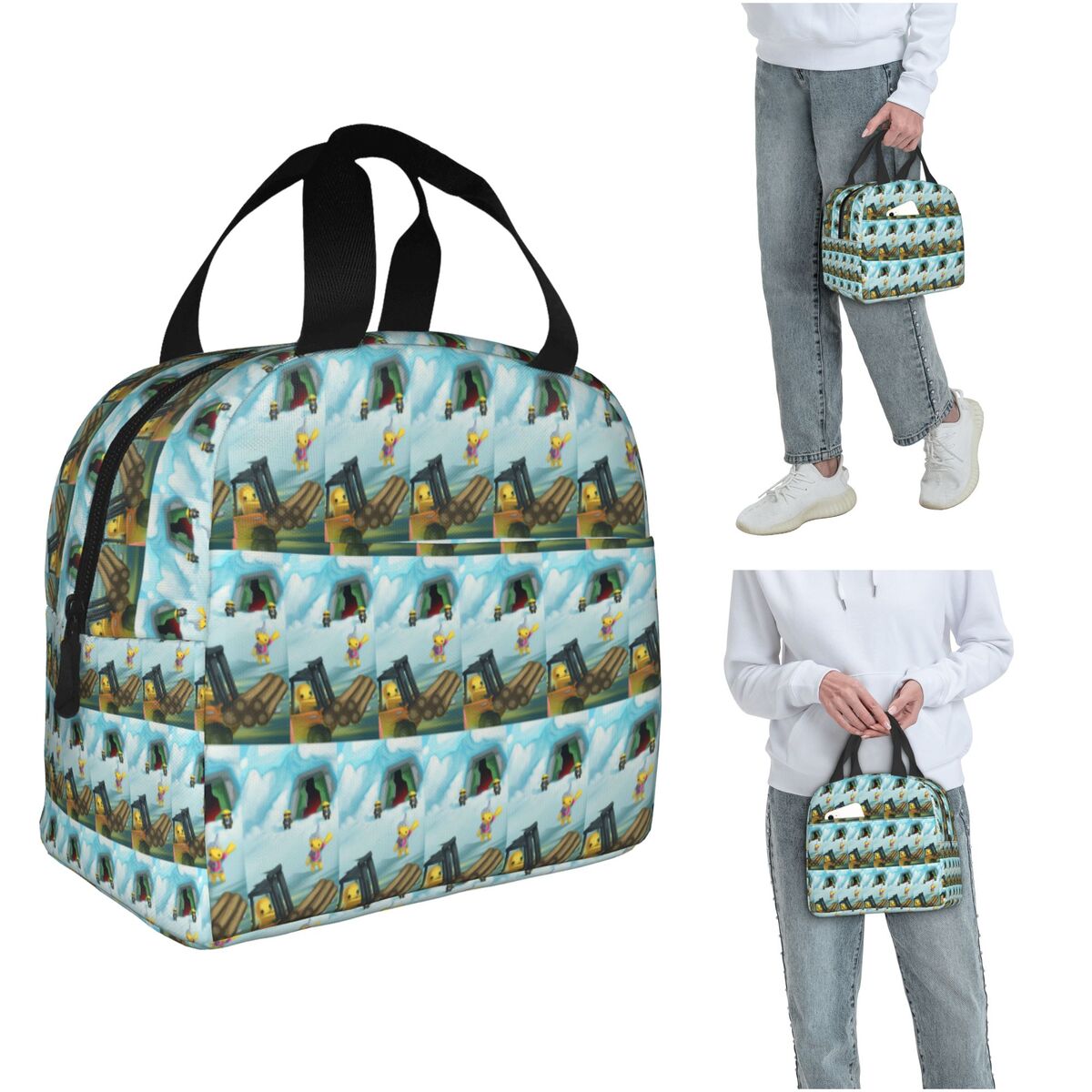 Women'S Bag Online - ランチボックス Wobbly Life オンラインゲーム 断熱ランチバッグ 女性用
