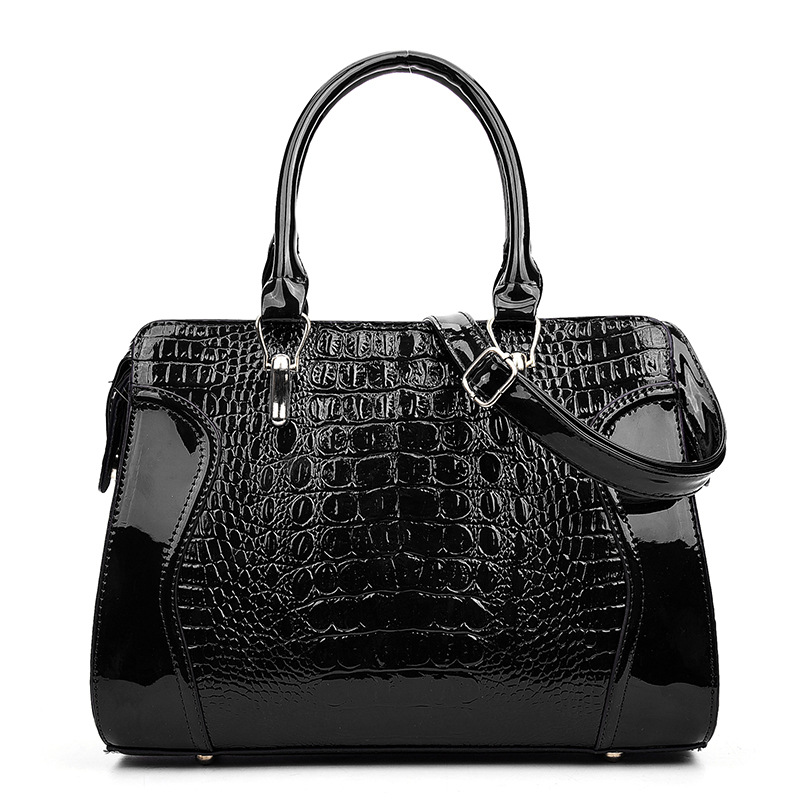 Women'S Kipling Bags - 女性のストリートスタイルピュアカラークロコダイルパターンスクエアショルダークロスボディハンドバッグPUレザーデイリーマッチトレンディバッグイタバッグ