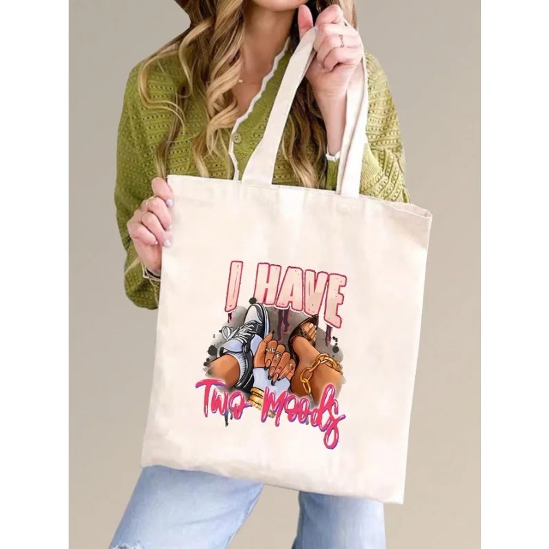 ROMWE かわいい弓模様のキャンバスショルダーバッグバレン - Women Bags Work のレビューと価格