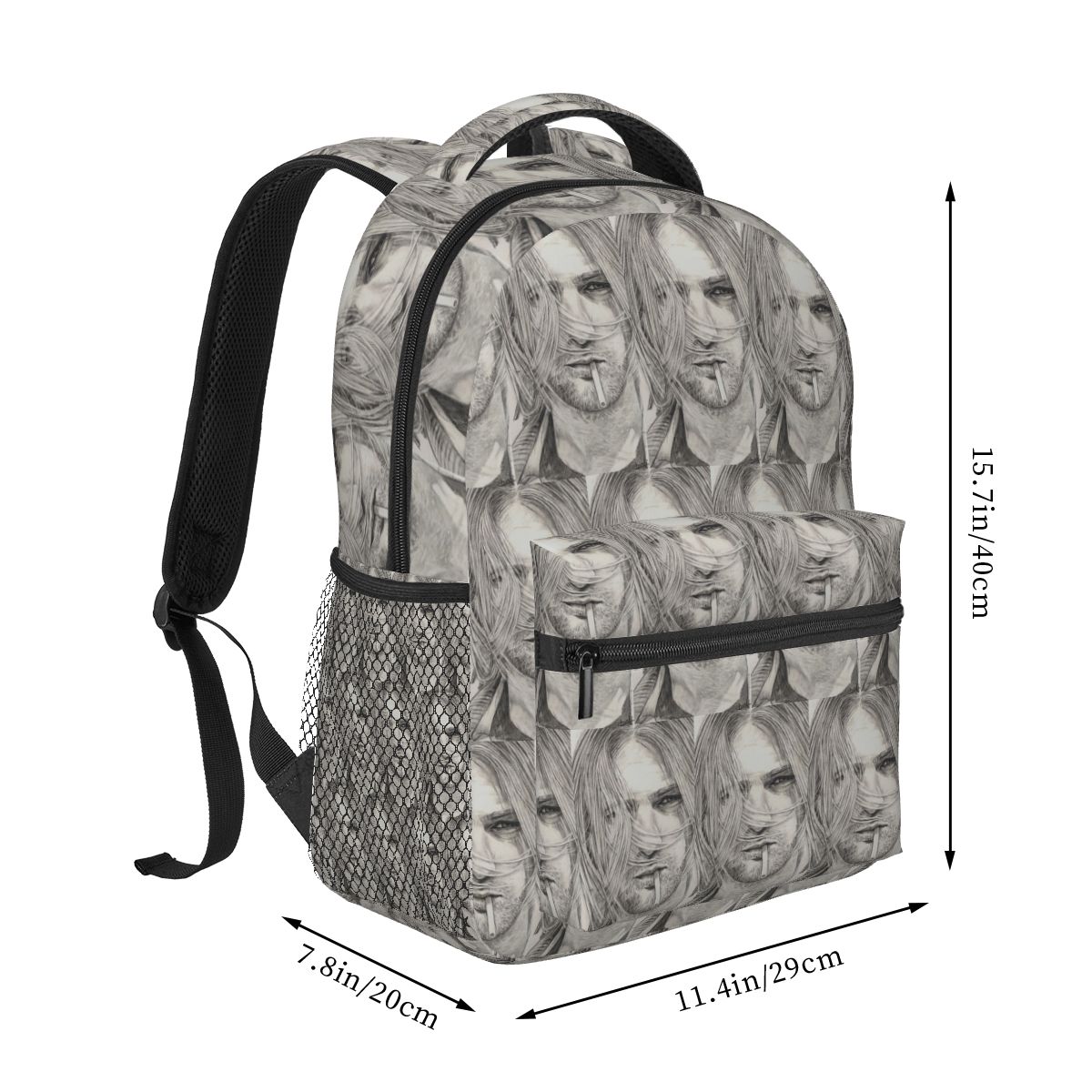 カートコバーン 1 バックパックホット販売デイパック大容量子 - Women Bags Kurt のレビューと価格