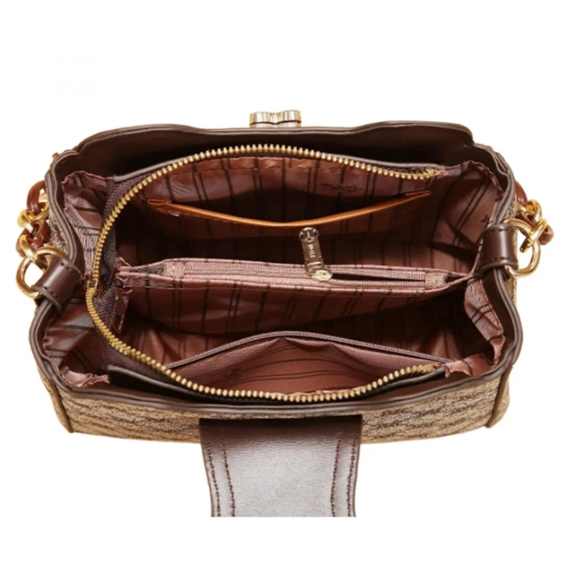 ヴィンテージ風レタープリントショルダーバッグ、ファッショナブ - Women Bags Work のレビューと価格