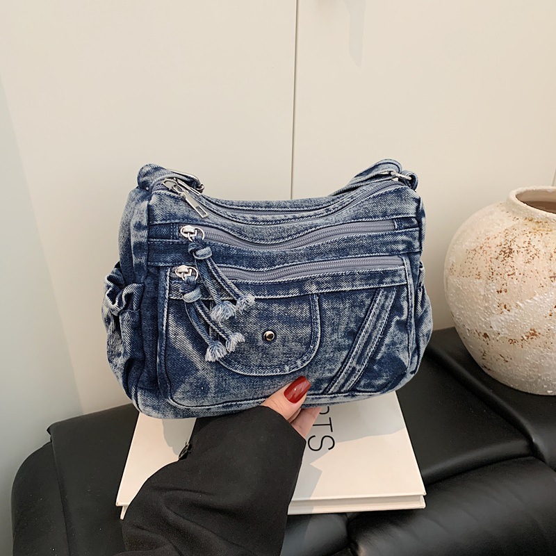 ストリートスタイル レトロ ブルーデニムバッグ 2026 夏 - Women'S Kipling Bags のレビューと価格