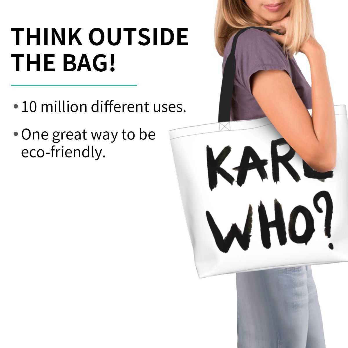 女性用のカスタムキャンバス食料品ショッピングトートバッグ,シ - Women'S Karl Bags のレビューと価格