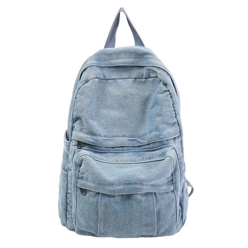レトロデニムバックパック大容量男性と女性のアウトドアスポーツ - Women'S Kipling Bags のレビューと価格