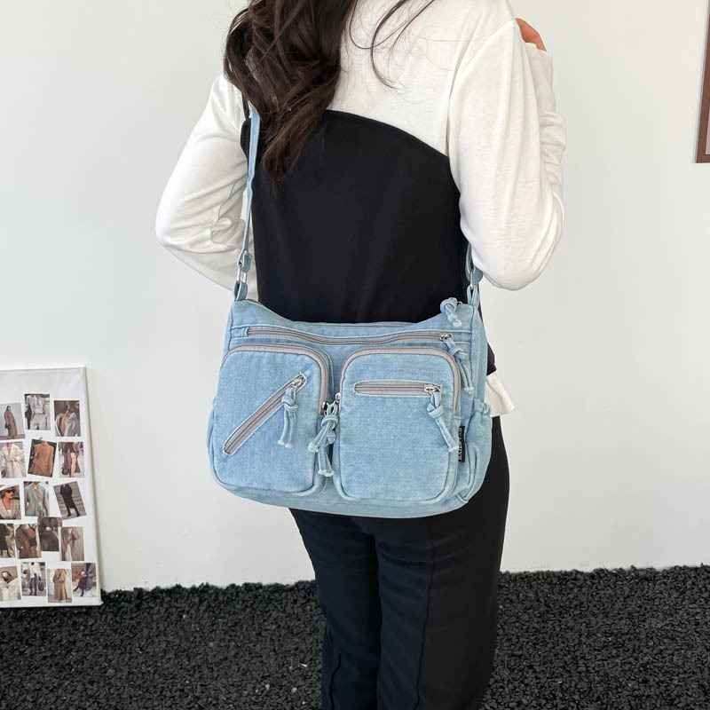ファッションデニムショルダーバッグ新しいカジュアル多用途大容 - Women'S Kipling Bags のレビューと価格