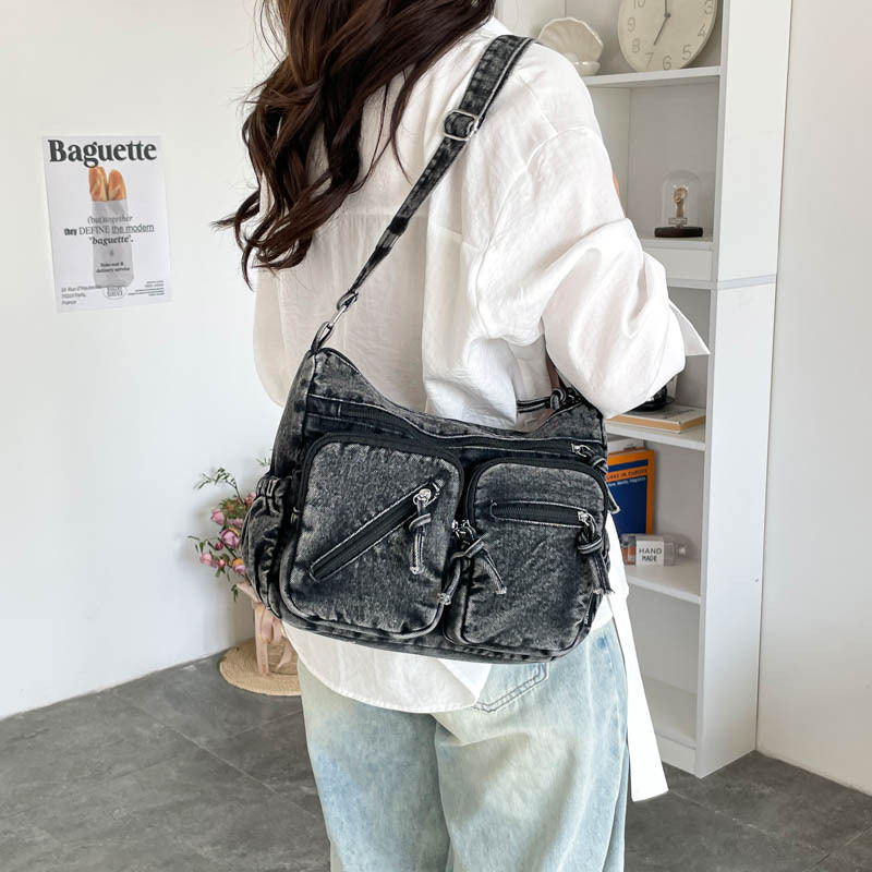 ファッションデニムショルダーバッグ新しいカジュアル多用途大容 - Women'S Kipling Bags のレビューと価格