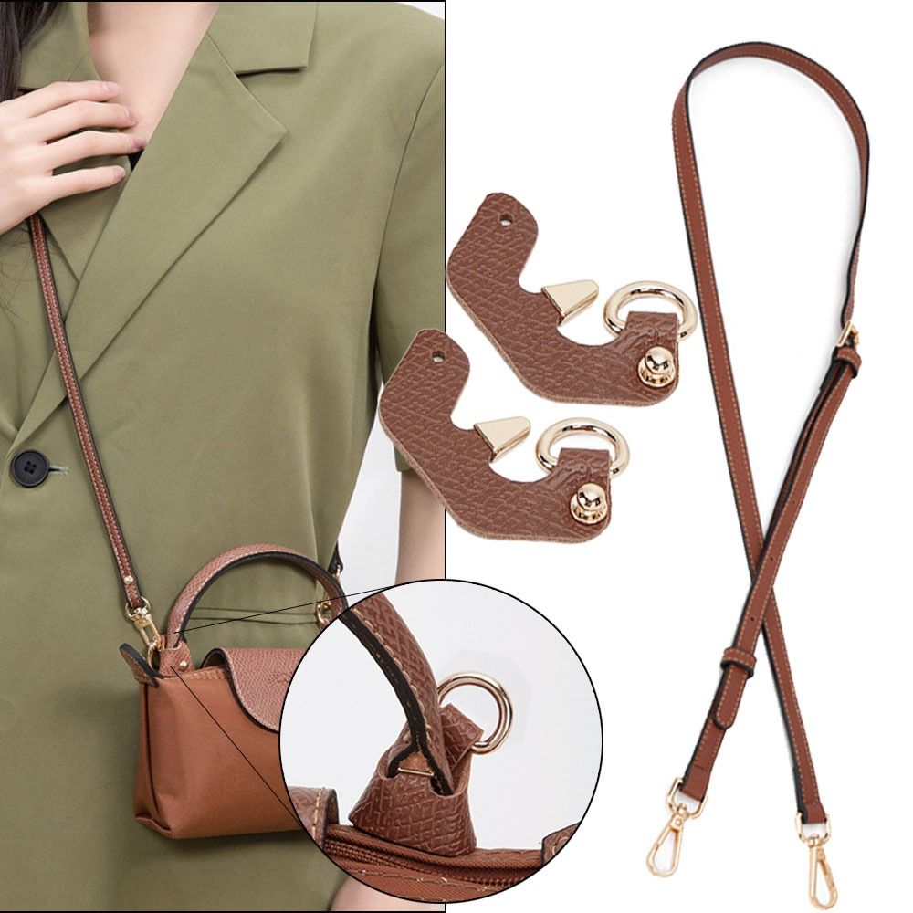 女性交換用変換クロスボディバッグアクセサリー本革ストラップハ - Women'S Bags Longchamp のレビューと価格