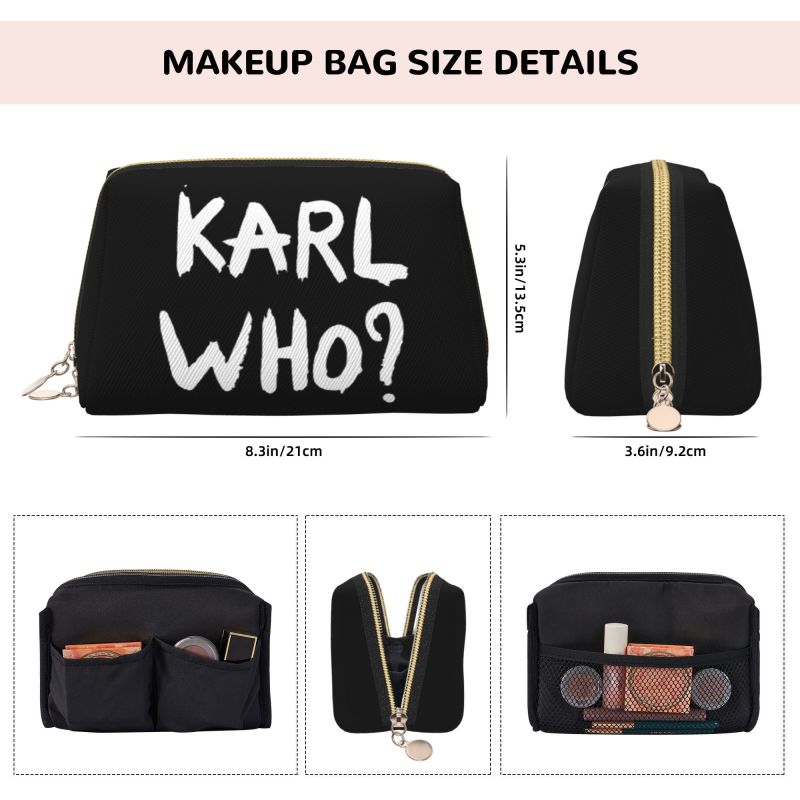 Karl Who プリントレザーメイクアップバッグ 折りたた - Women'S Karl Bags のレビューと価格
