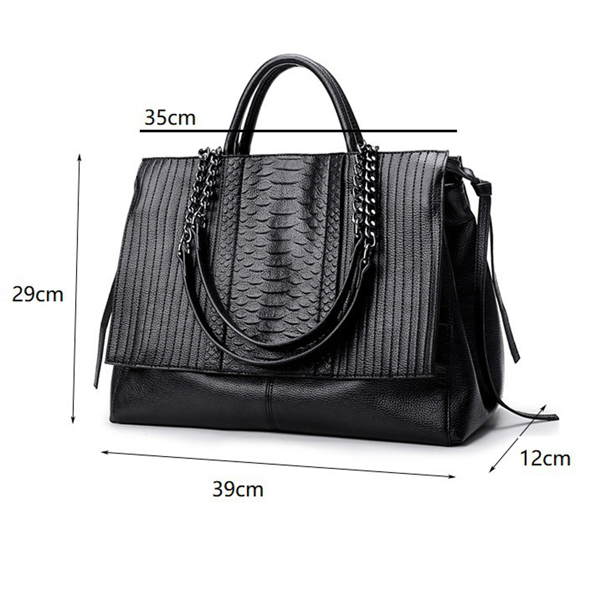 ジッパー付きエレガントなトートバッグ、女性用トレンディなハン - Women Bags Work のレビューと価格