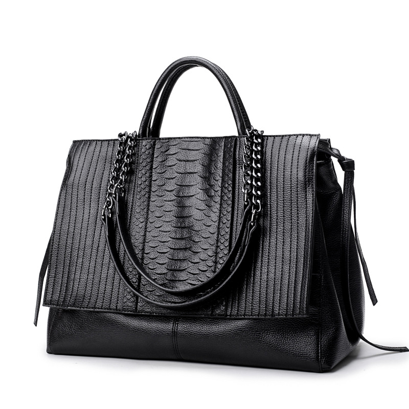 ジッパー付きエレガントなトートバッグ、女性用トレンディなハン - Women Bags Work のレビューと価格