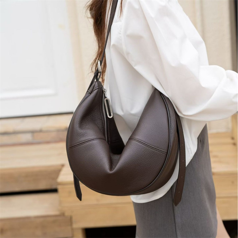 BURMINSA 本革 クレセント ホーボー ショルダーバッ - Women Bags Work のレビューと価格
