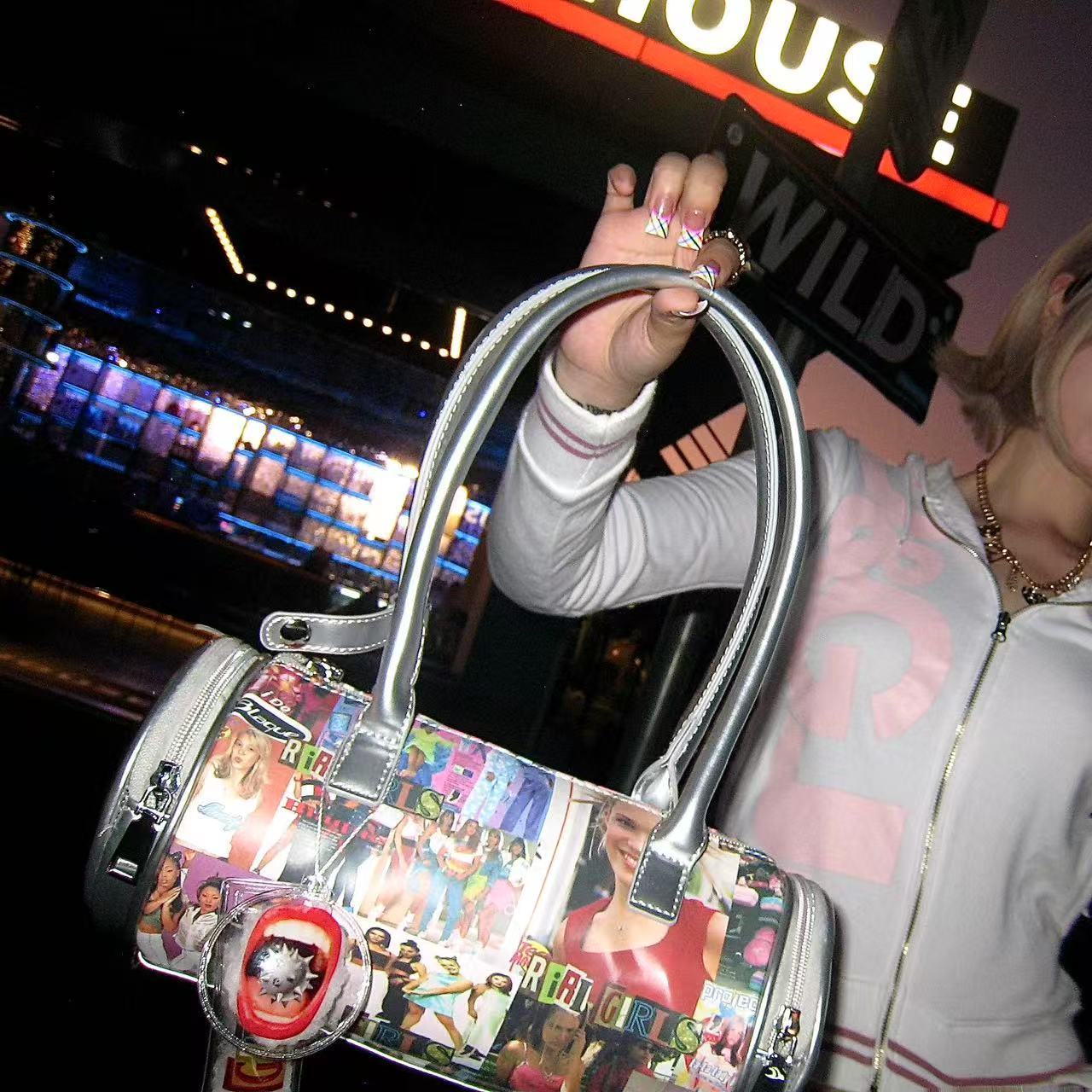 Y2Kガールズファッション新作ヨーロッパ風PUシリンダーショ - Women Bags Pictures のレビューと価格