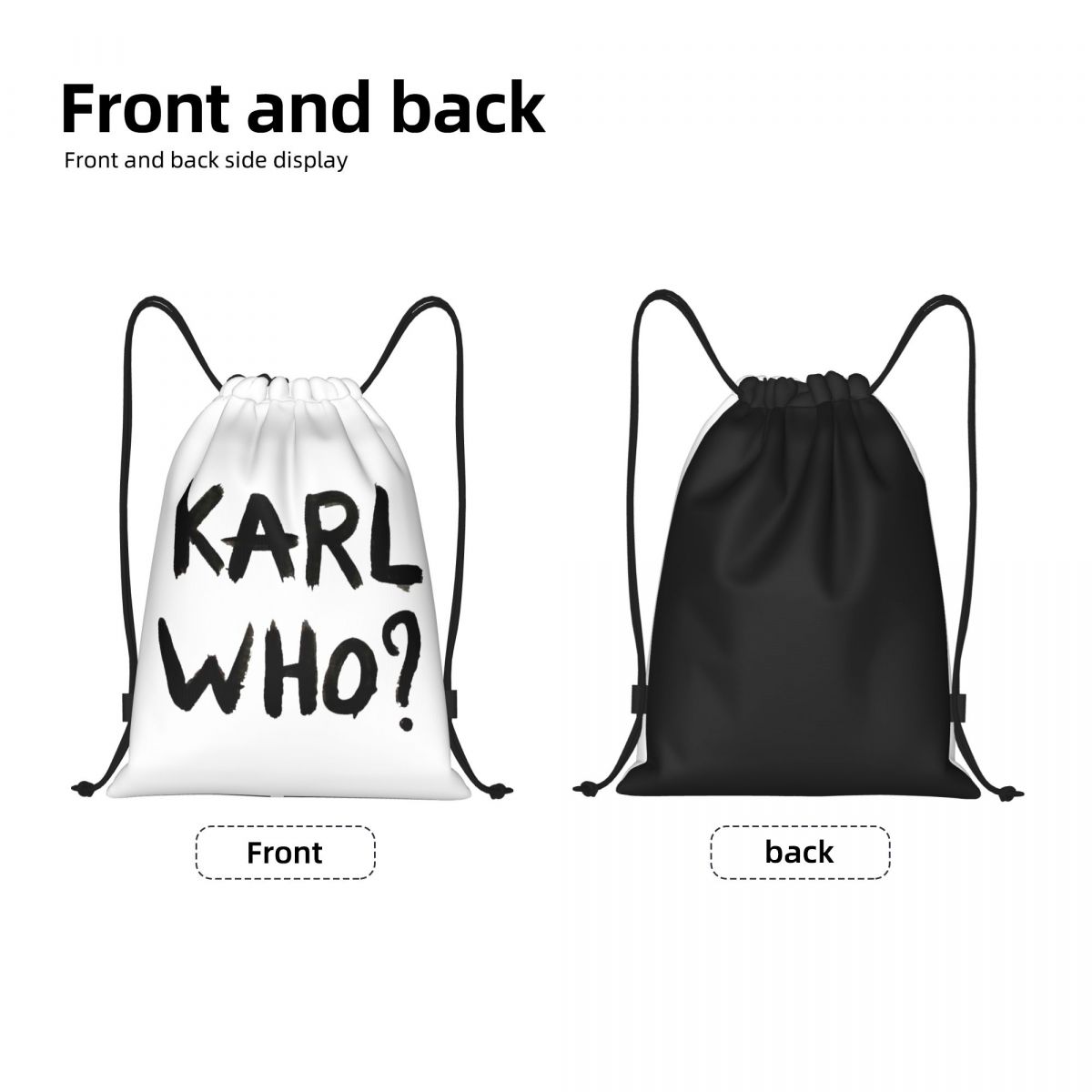 カスタムカラーの女性用巾着袋,ヨガ,ジム,ショッピング,スポ - Women'S Karl Bags のレビューと価格