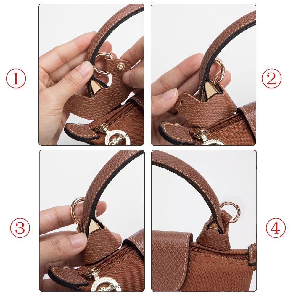 女性用交換用クロスボディバッグアクセサリー本革ストラップハン - Women'S Bags Longchamp のレビューと価格