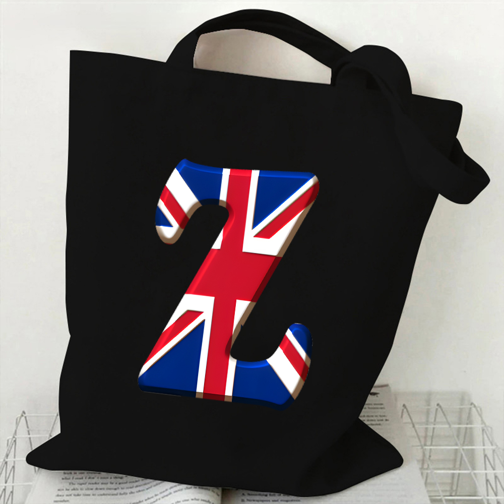 A-Z 26文字 キャンバストートバッグ レディース ハンド - Women Bags Uk のレビューと価格