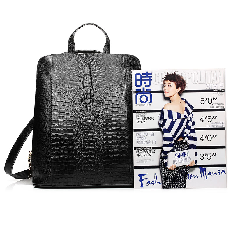 Zency レディース クロコダイルレザー バックパック 1 - Women Bags Work のレビューと価格